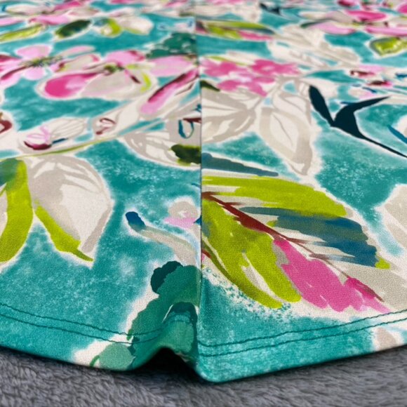 Torrid Dress 1 Midi Studio Knit Wrap Floral Faux Sleeveless Stretch Tank Boho - Picture 10 of 16